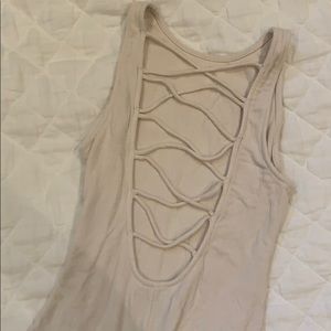 Abercrombie white bodysuit small